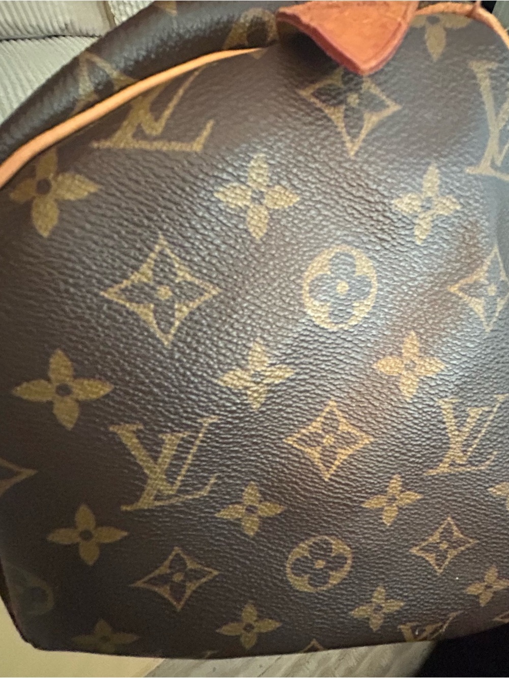 Louis Vuitton Monogram Leather Pull Tab - Brown - Picture 2 of 13